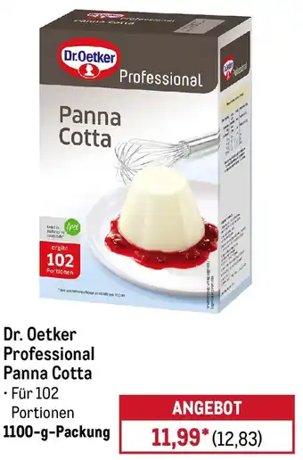 METRO Dr. Oetker Professional Panna Cotta Angebot