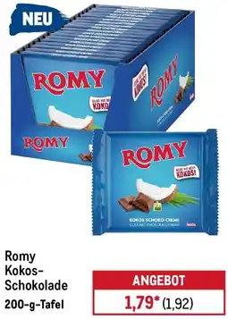 METRO Romy Kokos Schokolade Angebot