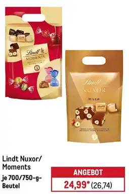 METRO Lindt Nuxor/ Moments Angebot