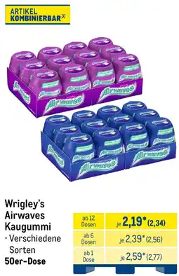 METRO Wrigley's Airwaves Kaugummi Angebot