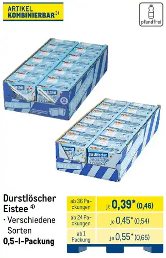 METRO Durstlöscher Eistee Angebot