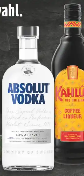 Edeka Absolut Vodka Angebot