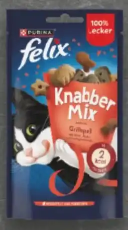 Edeka Purina Felix Knabber Mix Katzensnacks Angebot