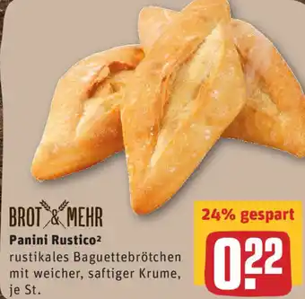 REWE Brot & Mehr Panini Rustico Angebot