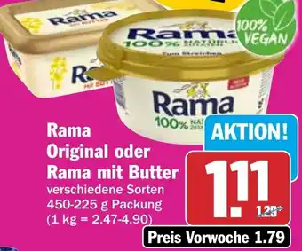 HIT Rama Original oder Rama mit Butter Angebot