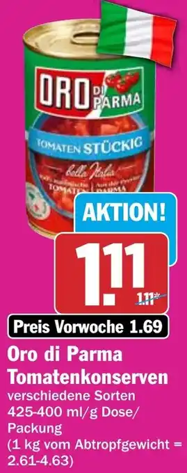 HIT Oro di Parma Tomatenkonserven Angebot