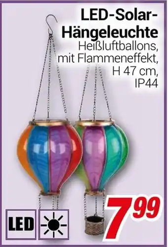 CENTERSHOP LED-Solar- Hängeleuchte Angebot