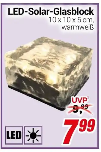 CENTERSHOP LED-Solar-Glasblock Angebot