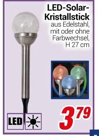 CENTERSHOP LED-Solar- Kristallstick Angebot