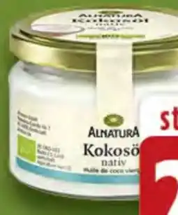 Edeka Alnatura Bio Kokosöl Nativ Angebot