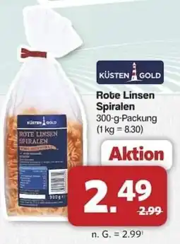 Famila Nord Ost KÜSTEN GOLD Rote Linsen Spiralen Angebot