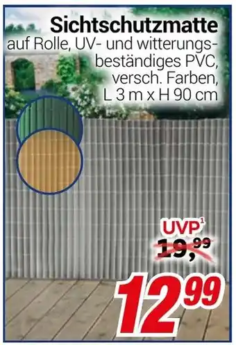 CENTERSHOP Sichtschutzmatte Angebot