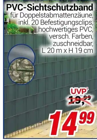 CENTERSHOP PVC-Sichtschutzband Angebot