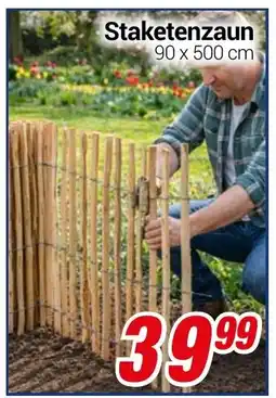 CENTERSHOP Staketenzaun Angebot