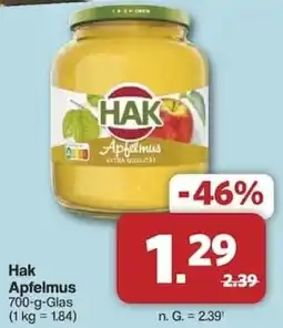 Famila Nord Ost Hak Apfelmus Angebot