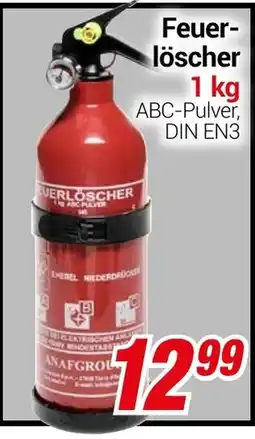 CENTERSHOP Feuerlöscher 1 kg Angebot