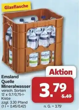 Famila Nord Ost Emsland Quelle Mineralwasser Angebot