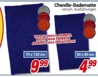 CENTERSHOP Chenille-Badematte Angebot