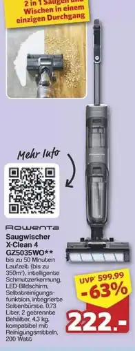 Famila Nord Ost ROWENTA Saugwischer X-Clean 4 GZ5035WO Angebot