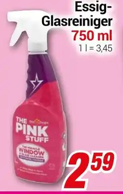 CENTERSHOP THE PINK STUFF Essig- Glasreiniger Angebot