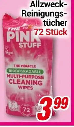 CENTERSHOP THE PINK STUFF Allzweck- Reinigungstücher Angebot