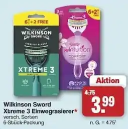 Famila Nord Ost Wilkinson Sword Xtreme 3 Einwegrasierer Angebot