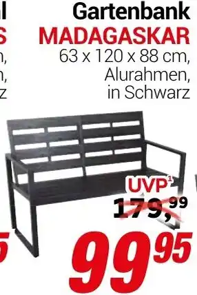 CENTERSHOP Gartenbank MADAGASKAR Angebot