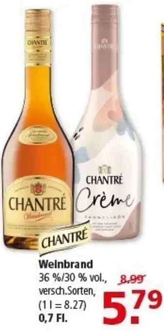 Multi Markt CHANTRÉ Weinbrand Angebot