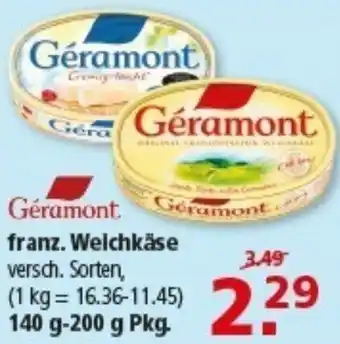 Multi Markt Géramont franz. Weichkäse Angebot