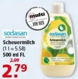 Multi Markt sodasan Scheuermilch Angebot