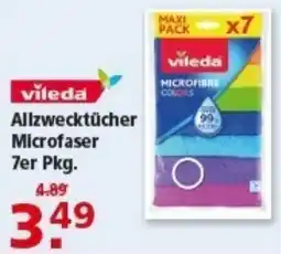 Multi Markt vileda Allzwecktücher Microfaser 7er Pkg. Angebot