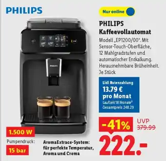 Lidl PHILIPS Kaffeevollautomat Angebot