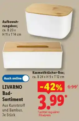 Lidl LIVARNO Bad- Sortiment Angebot