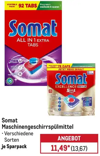 METRO Somat Maschinengeschirrspülmittel Angebot