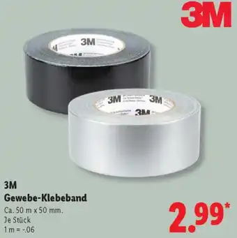 Lidl 3M Gewebe-Klebeband Angebot