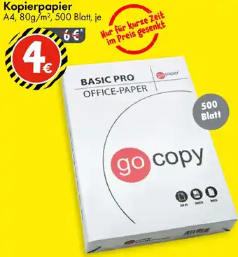 TEDi go copy Kopierpapier Angebot