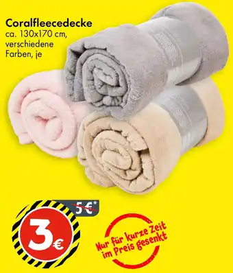 TEDi Coralfleecedecke Angebot