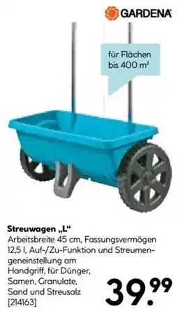Hellweg GARDENA Streuwagen „L“ Angebot