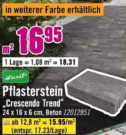 Hornbach Lusit Pflasterstein „Crescendo Trend" Angebot