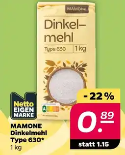 NETTO Mamone dinkelmehl type 630 Angebot