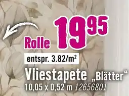 Hornbach Vliestapete „Blätter" Angebot