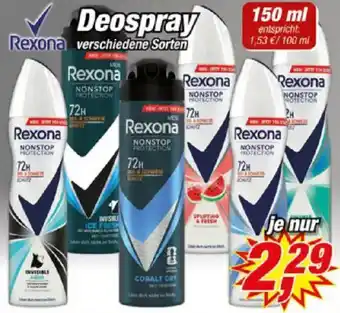 Posten Börse Rexona Deospray Angebot
