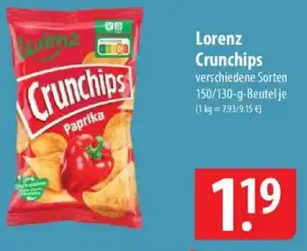 Famila Nord West Lorenz Crunchips Angebot