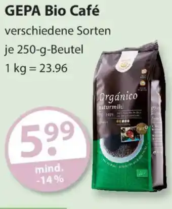 V Markt GEPA Bio Café Angebot