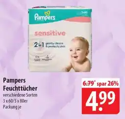 Famila Nord West Pampers Feuchttücher Angebot
