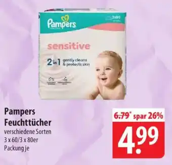 Famila Nord West Pampers Feuchttücher Angebot