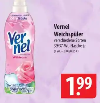 Famila Nord West Vernel Weichspüler Angebot
