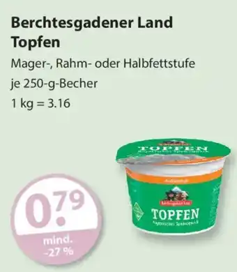 V Markt Berchtesgadener Land Topfen Angebot
