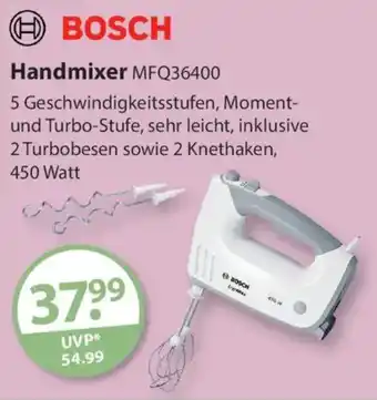V Markt BOSCH Handmixer MFQ36400 Angebot