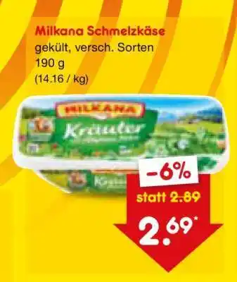 Netto Marken-Discount Milkana Schmelzkäse Angebot